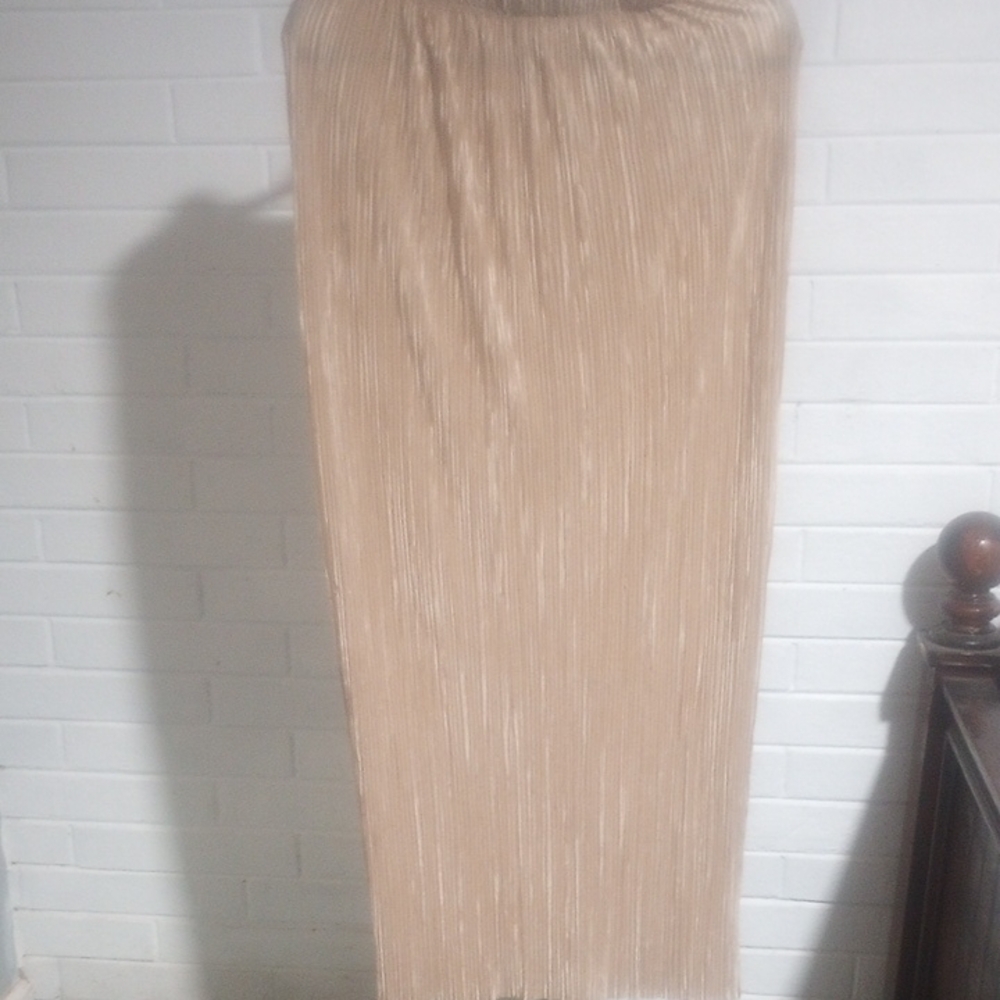 Ashley Blue Beige Maxi Skirt